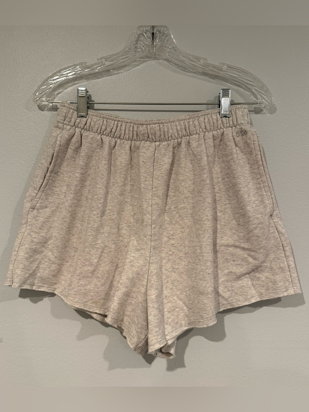 DSG Light Heather Grey Athletic Lounge Shorts